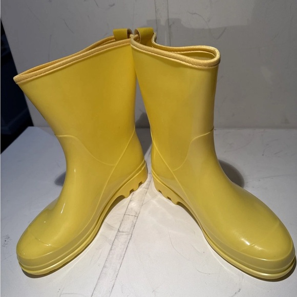 Hisea Yellow Mid-Calf Waterproof Rain Boots – Women’s Size 10 Rubber Rain Boots - Picture 11 of 15